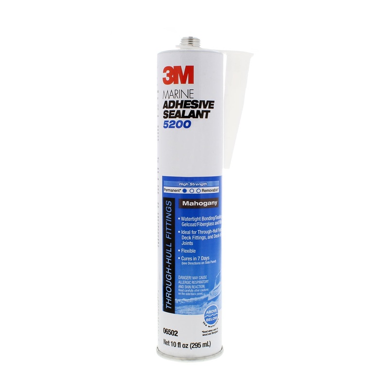 3M 06502 Mahogany 5200 Marine Adhesive/Sealant – 1/10 Gallon