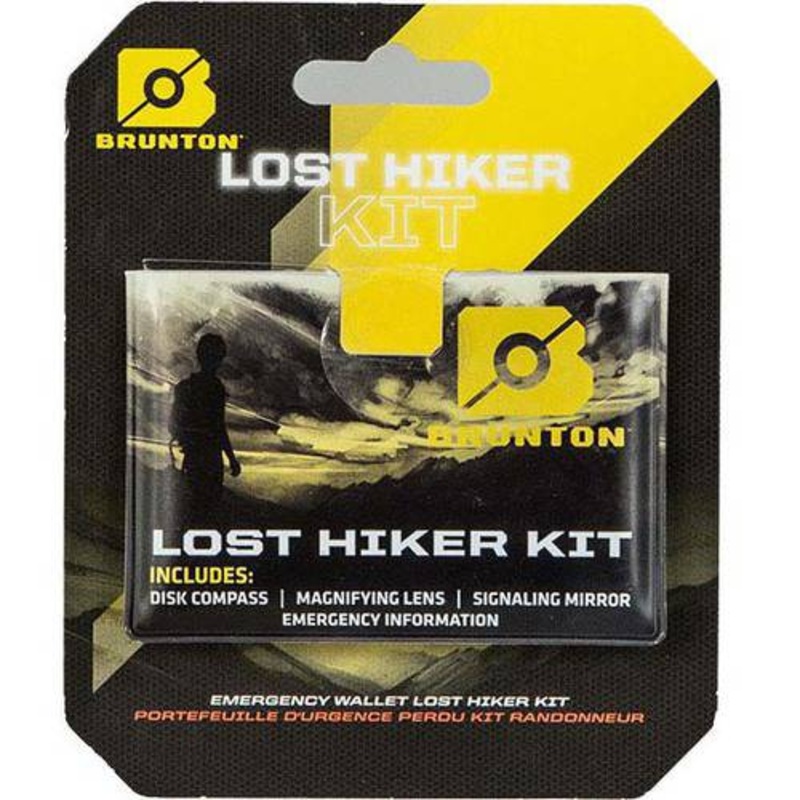 Brunton Lost Hiker Kit Wallet Compass