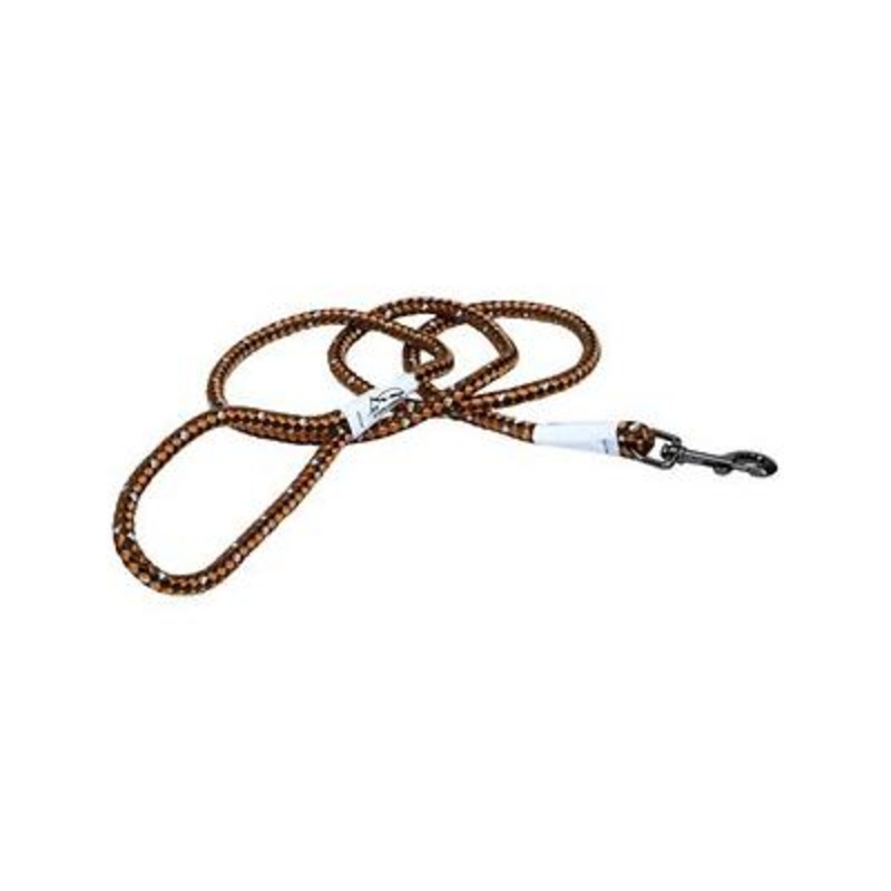 K9 Explorer Reflective Braided Rope Snap Leash – Campfire Orange 6′ Lead