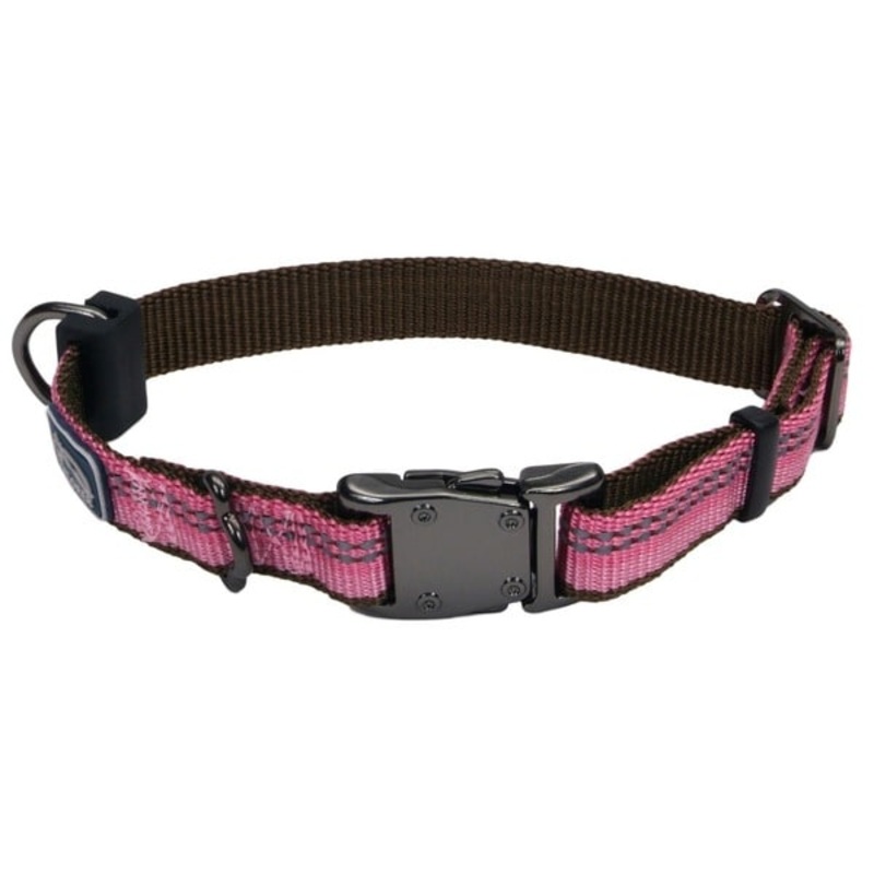 Coastal Pet Products 76484364341 K9 Explorer 0.62 In. Adjustable Collar Rosebud Pink – 10 – 14 In.