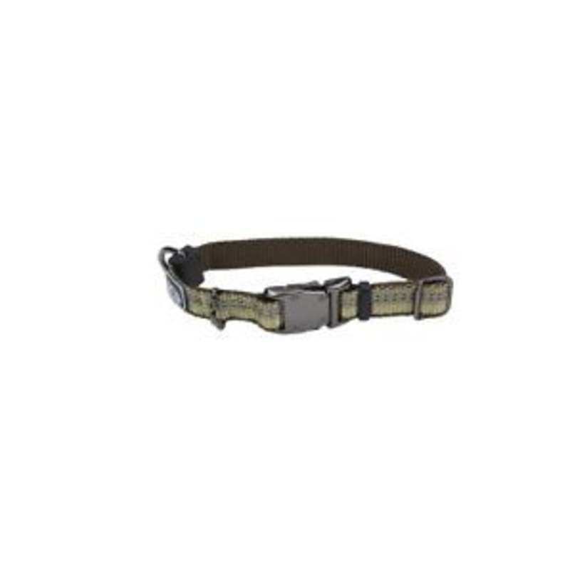 K9 Explorer Reflective Dog Collar Fern 10 To 14-In Neck 5/8-In Wide