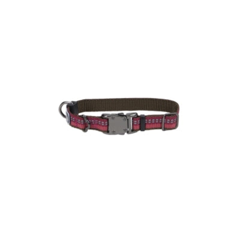 K9 Explorer Reflective Dog Collar Small Berry