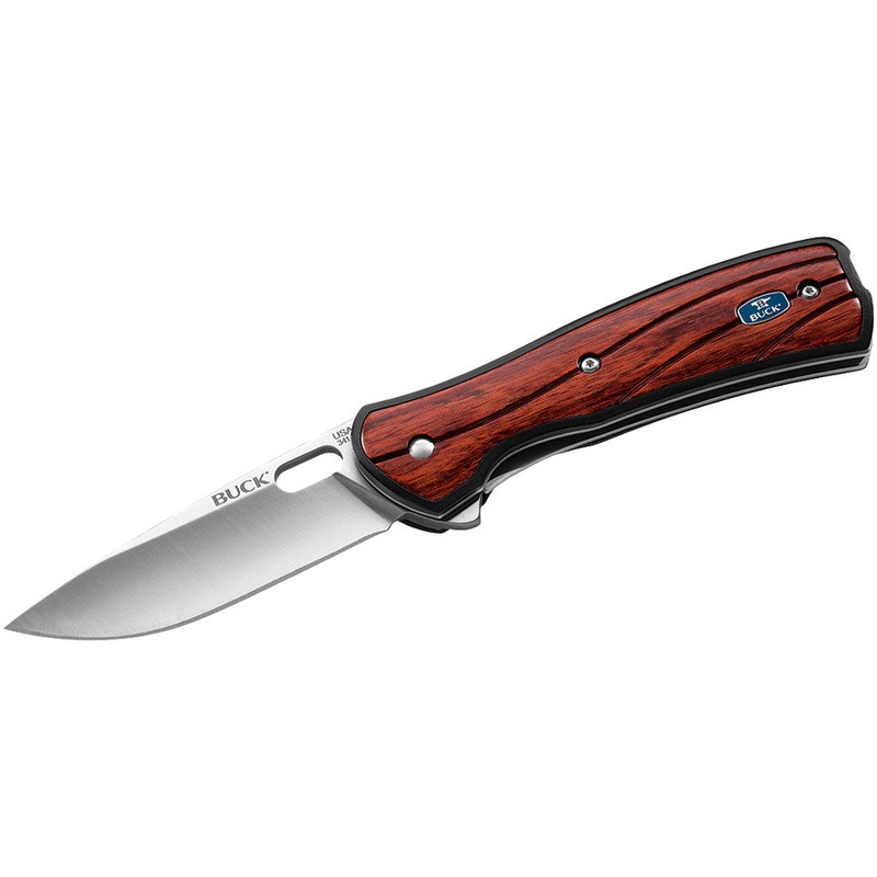 Buck Knives 341 Vantage Avid Folding Pocket 2.625 Drop Point 420HC Stainless Steel Blade Nylon/Rosewood Inlay Handle SKU – 934998