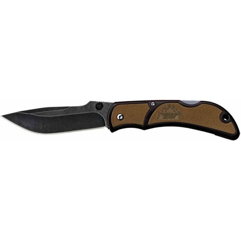 Cutlery CHC-25C 2.5 in. Plain Edge Small Chasm Folding Knife Brown