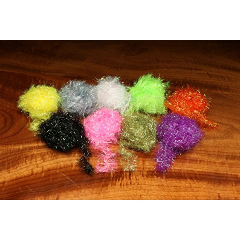 Hareline Dubbing Chocklett’S Filler Flash ::: Fly Tying Material (Olive)