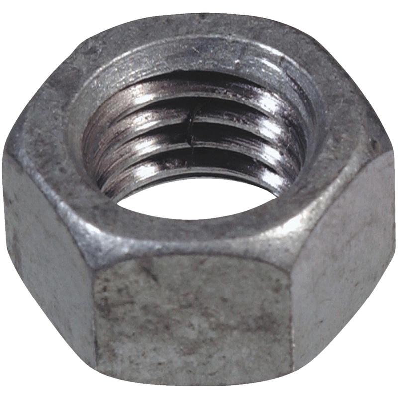 Hillman 59562 0.37 In. Stainless Steel Sae Hex Nut Pack Of 100