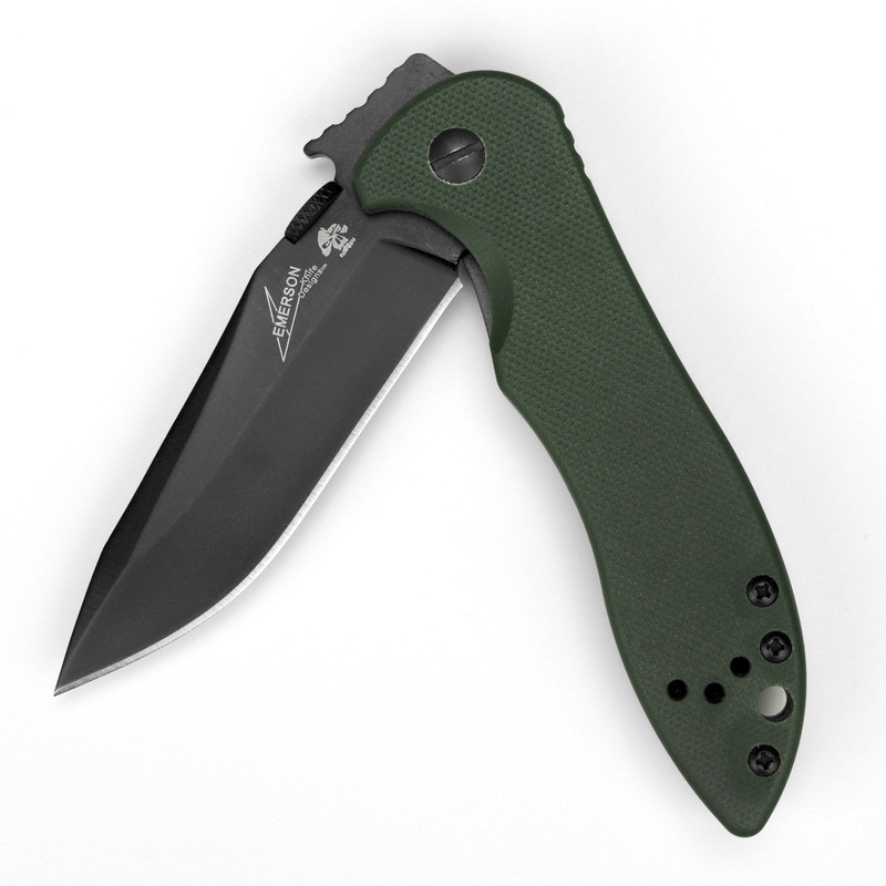 Kershaw Emerson CQC-5K Folding Knife 3in 8Cr14MoV Drop Point Blade G10 Handle 6074OLBLK