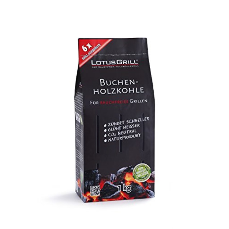 Lotusgrill Beech Charcoal Bag 1Kg