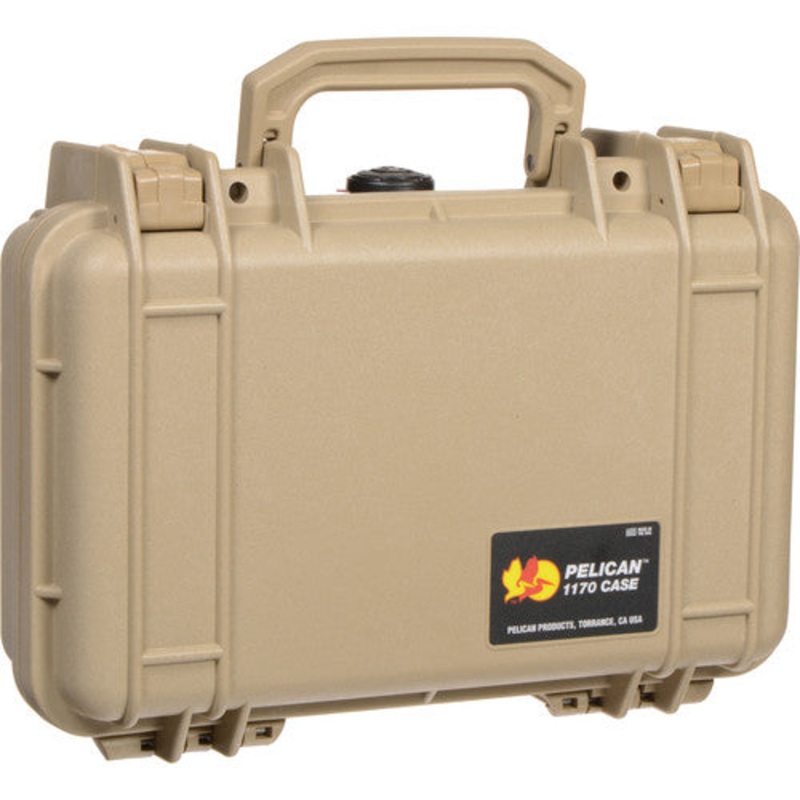 Pelican 1170 With Pick N Pluck Foam – Case – Ultra High-Impact Copolymer – Desert Tan