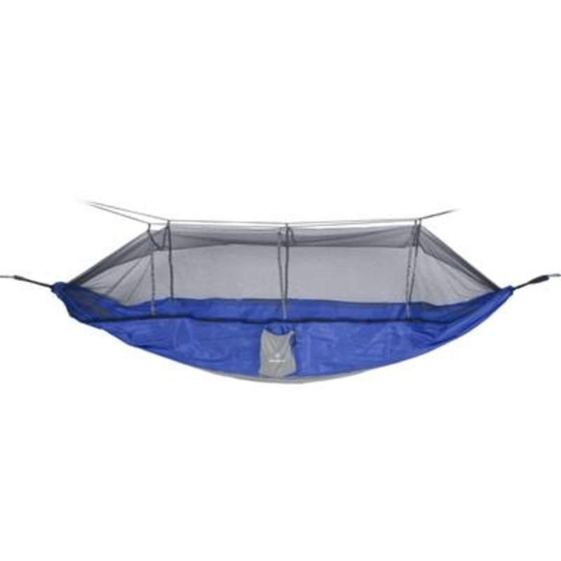 Stansport Packable Nylon Hammock With Mosquito Netting – Blue – 102 Length X 54 Width – Camping Outdoors