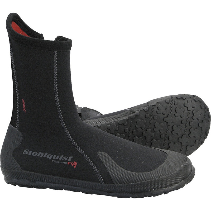 Stohlquist Tideline 5Mm Neoprene Boot – Men’S Black 7.0