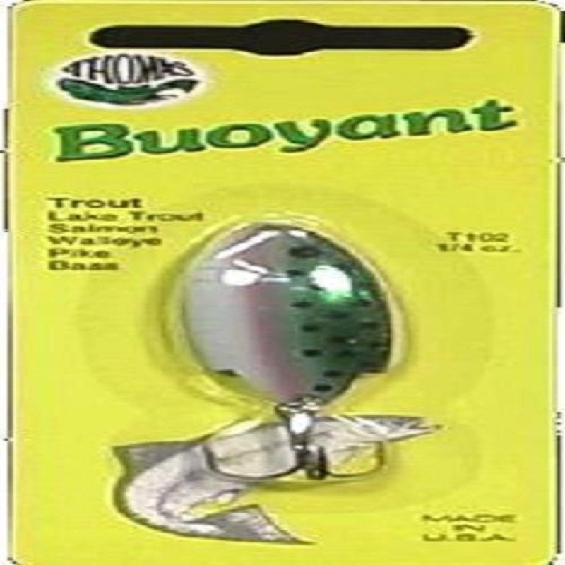 Thomas Spinning Lures Buoyant 1/4 0Z Rainbow Trout – T102-Rt Fishing Spoons