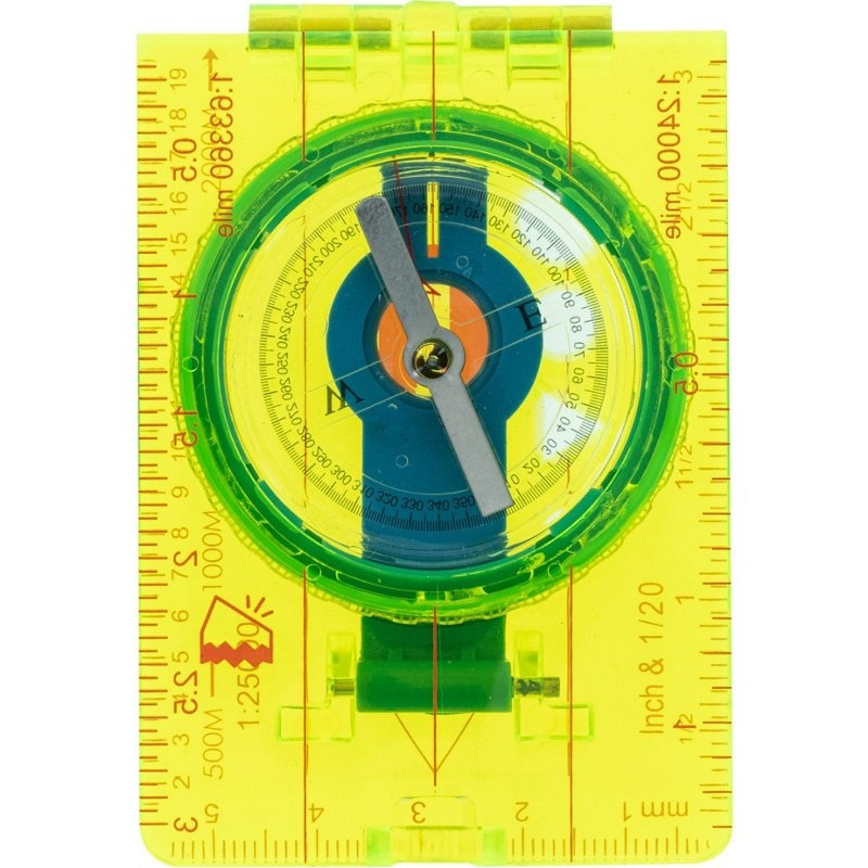 Ultimate Survival Tech Hi Vis Lensatic Map Compass Green – Camping Accessories At Academy Sports