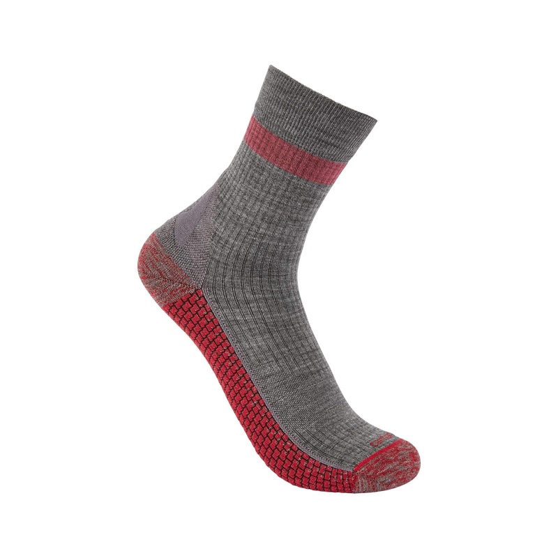 Carharrt Force Grid Lightweight Synthetic-Merino Wool Blend Short Crew Sock Men’s