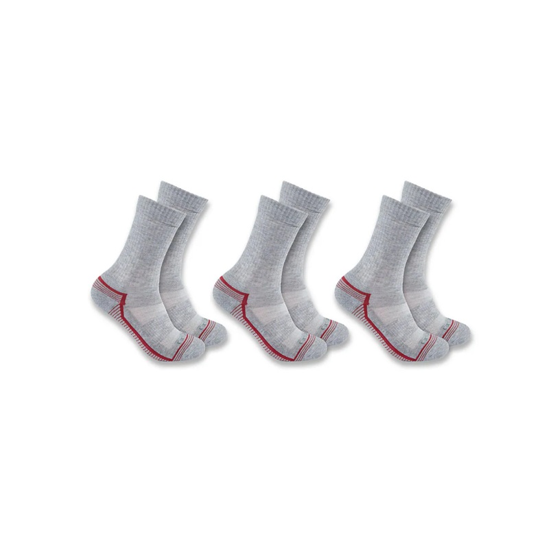 Carhartt Force Midweight Crew Sock 3 Pack Women’s