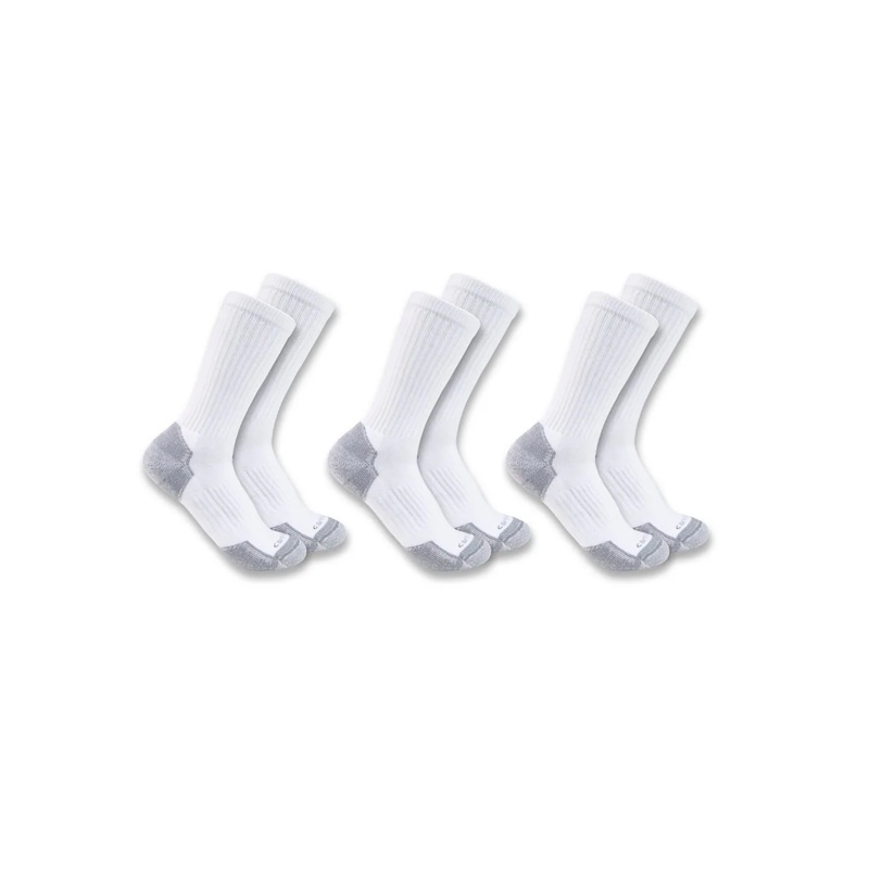 Carhartt Midweight Cotton Blend Crew Sock 3-Pack Men’s