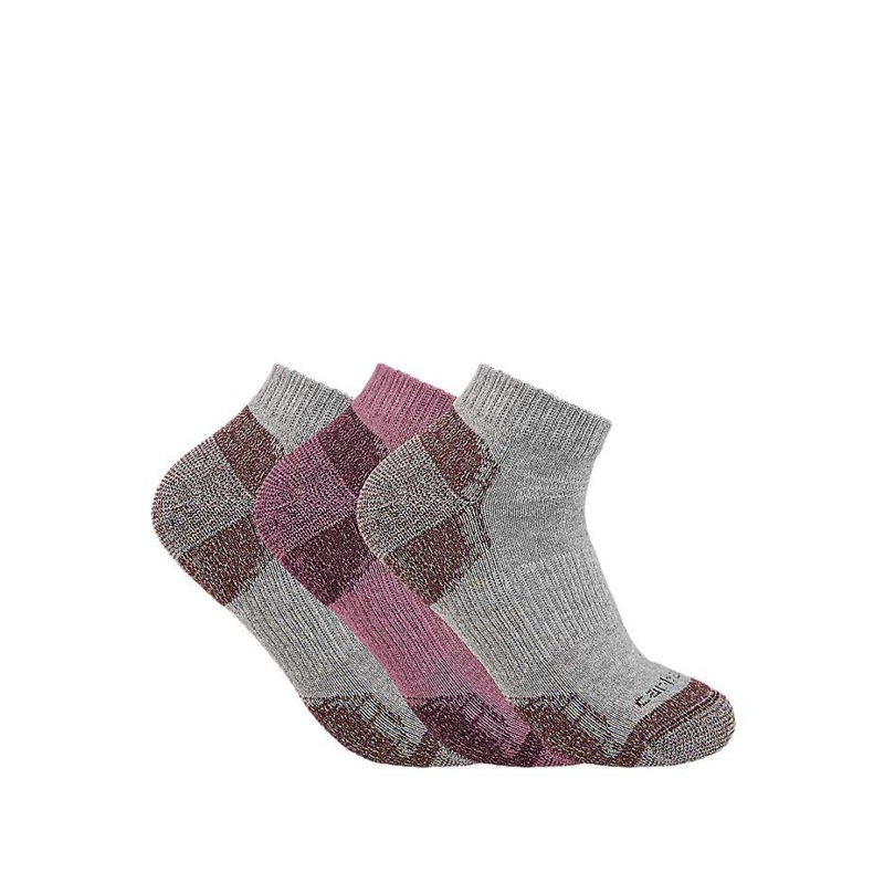 Carhartt Midweight Cotton Blend Low Cut Sock 3 Pack Women’s