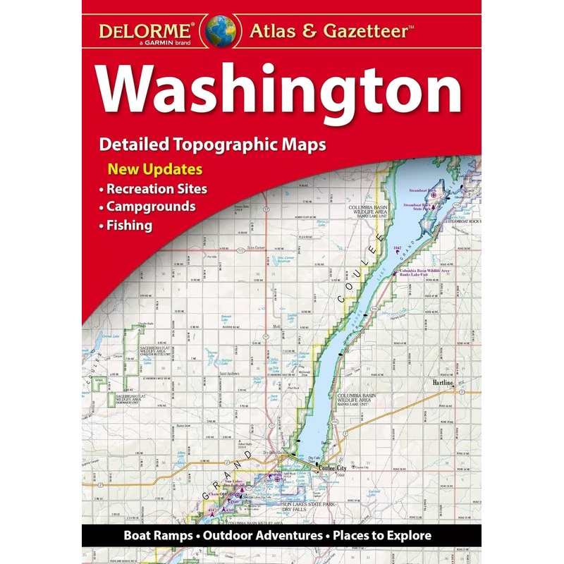 Delorme Atlas & Gazetteer Paper Maps Washington