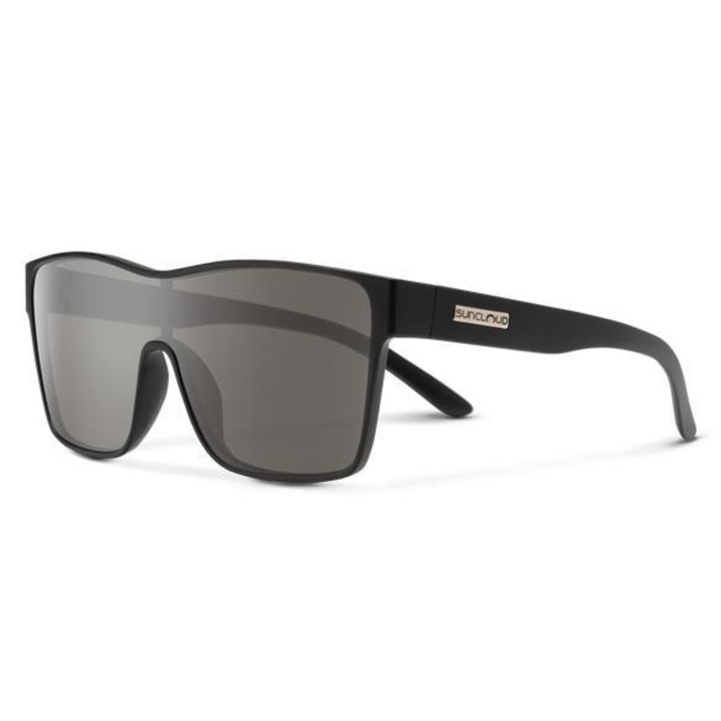 Suncloud Biff Matte Black Frame Polarized Gray Lens