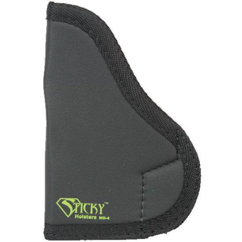 Sticky Holster Md-4 Medium Iwb Holster Ambidextrous Single Stack/Sub-Compact Medium Semi Auto Pistols Up To 3.6″ Barrels Sticky Skin Material Matte Black Finish