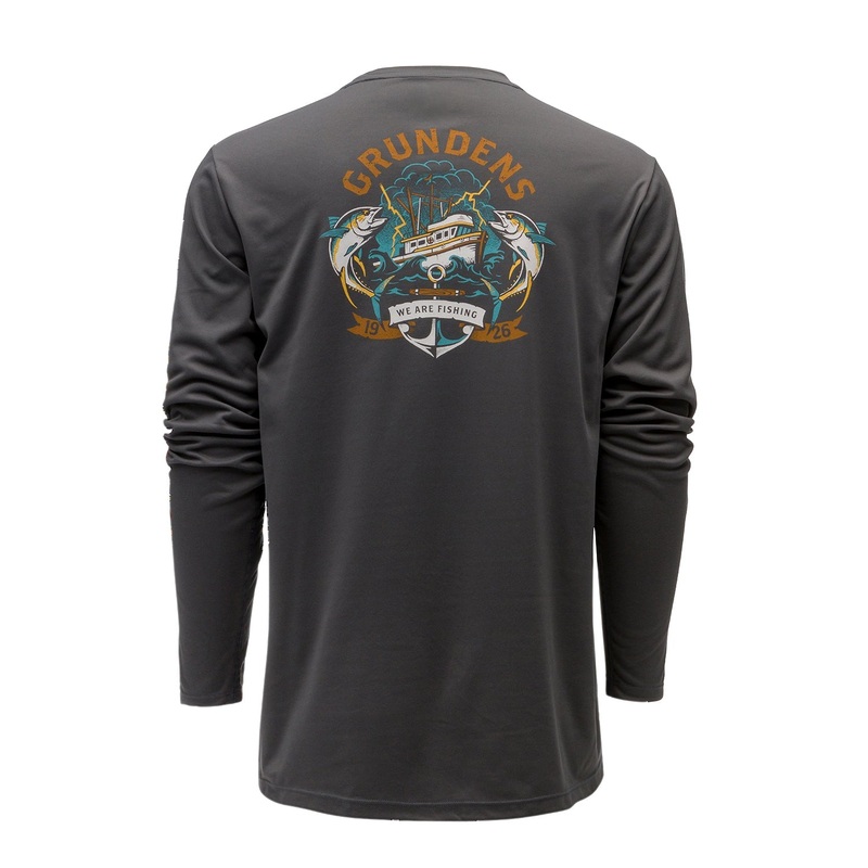 Grundens Tuna Tattoo LS Tech Tee Men’s
