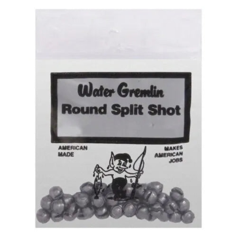Water Gremlin Round Split Shot – Size 5