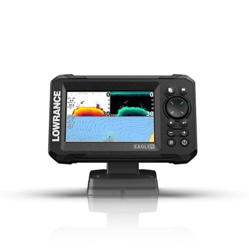 Lowrance Eagle 5 with SplitShot HD Transducer and C-MAP DISCOVER OnBoard