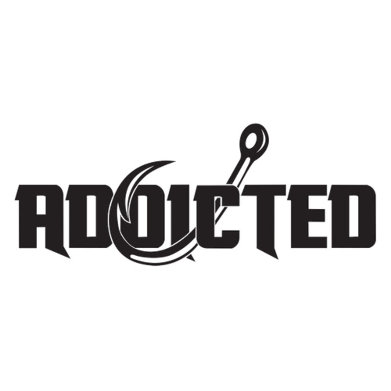 Addicted Fishing 10″ Decal