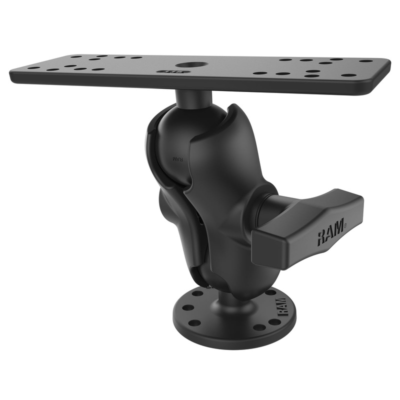 RAM Universal Marine Electronic Mount – C Size Short
