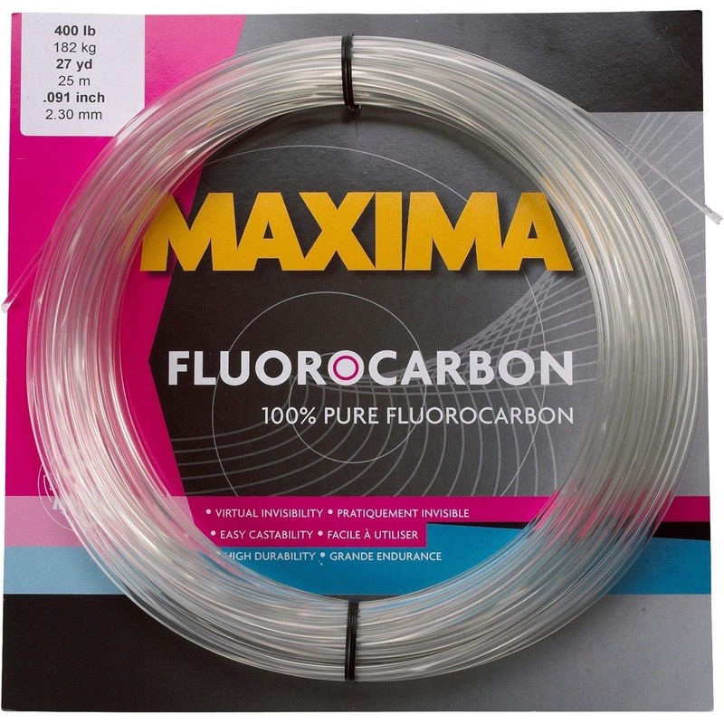 Maxima Fishing Line Fluorocarbon Leader Coils Clear