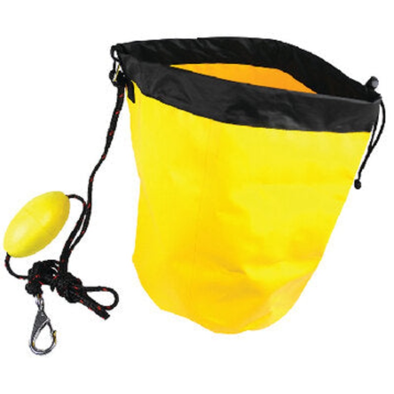 Seachoice 41171 – Up to 30 lb Yellow Heavy Duty Laminate Sand Anchor with Rope Float & Snap Hook