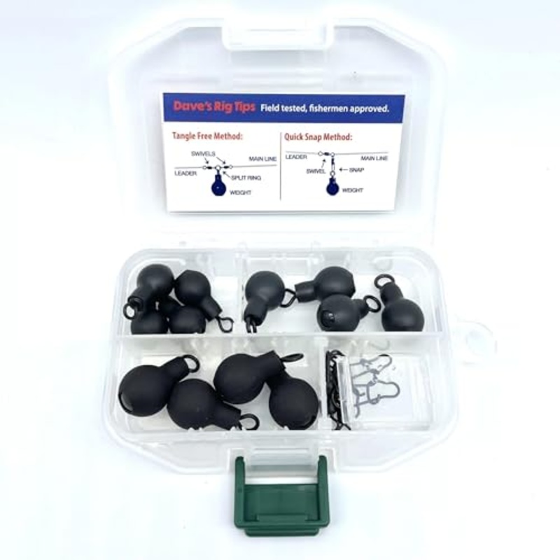 BnR Daves Trout Perch & Crappie Steel Fishing Weights