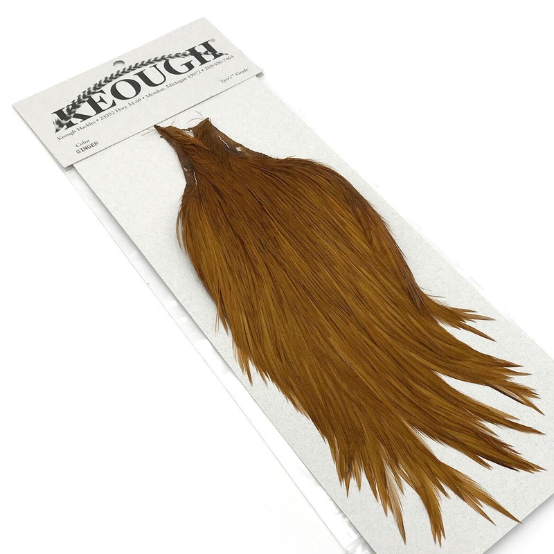 Hareline Dubbin Keough Tyer’s Grade Cape Dry Fly Tying Hackle Feathers Rooster Neck
