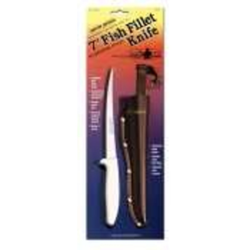 Dexter Russell S133N-7C SANI-SAFE 7 Fillet Knife W/ Polypropylene White Handle Carbon Steel