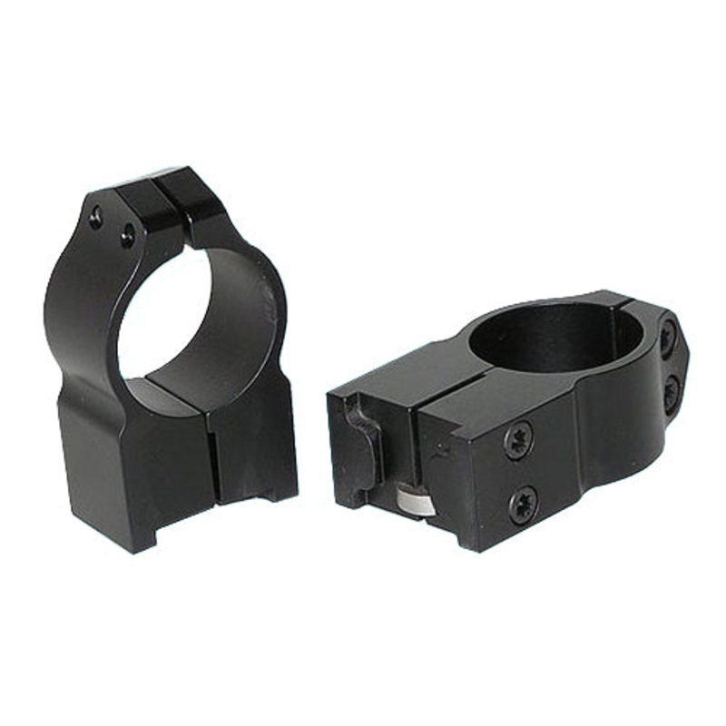 Warne Scope Mounts Maxima Ruger M77/Hawkeye 1″ High Steel 2-Piece Fixed Scope Ring Matte Black – 2R7M