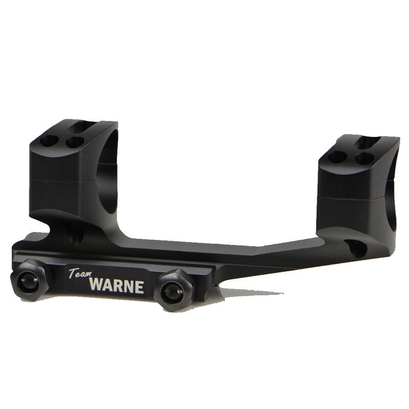 Warne Scope Mounts SKEL One Piece AR-15 Skeletonized Scope Mount 1″ Tube Diameter Lightweight 6061 Aluminum Matte Black XSKEL1TW