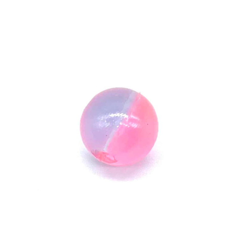 BnR Tackle Soft Beads 18mm Pink Caddy Neutral Buoyancy 8/pack