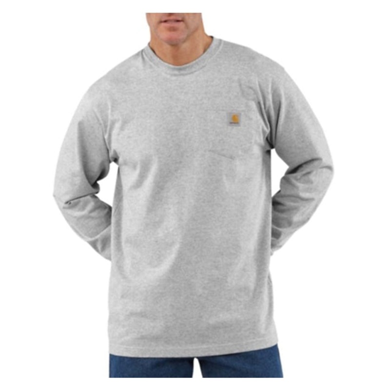 Carhartt Men’s Loose Fit Heavyweight Long-Sleeve Pocket T-Shirt