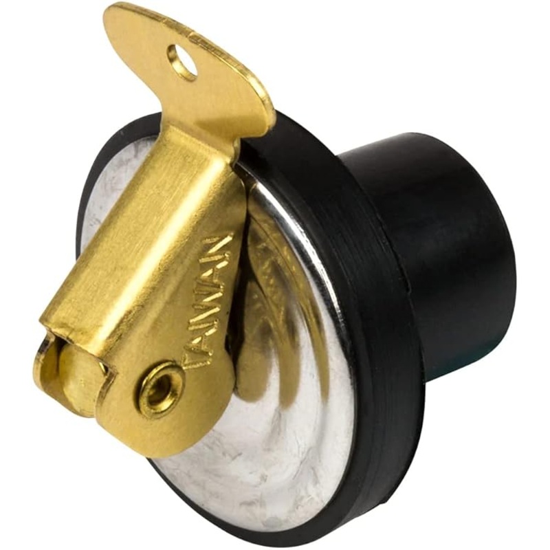 Sea Dog Brass/Neoprene Baitwell Plug – 5/8″ 520093-1