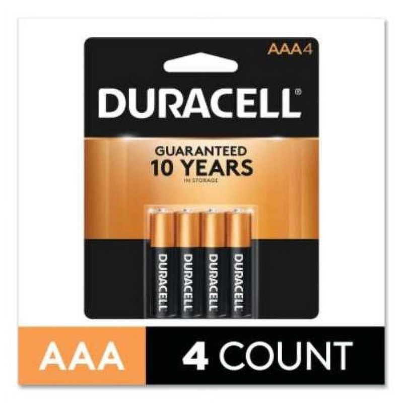 Duracell CopperTop Alkaline Battery AAA 1.5V 4/PK