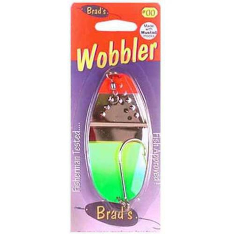 XXB B.S. Fish Tales Wobbler Red Nickel Chartreuse Green