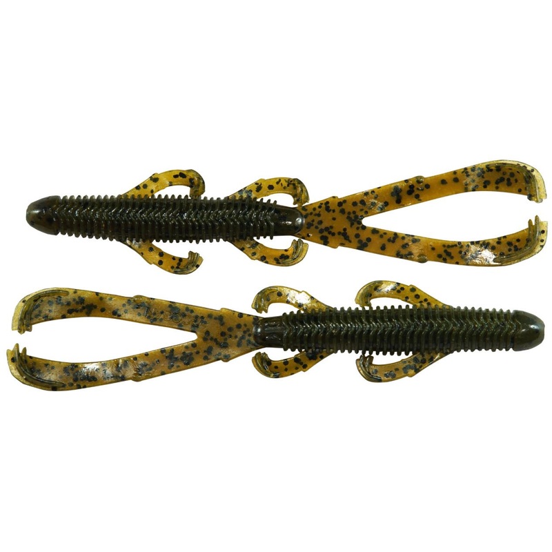 XXB Googan Baits Trench Hawg 4.65 In. Green Pumpkin 9 Pack