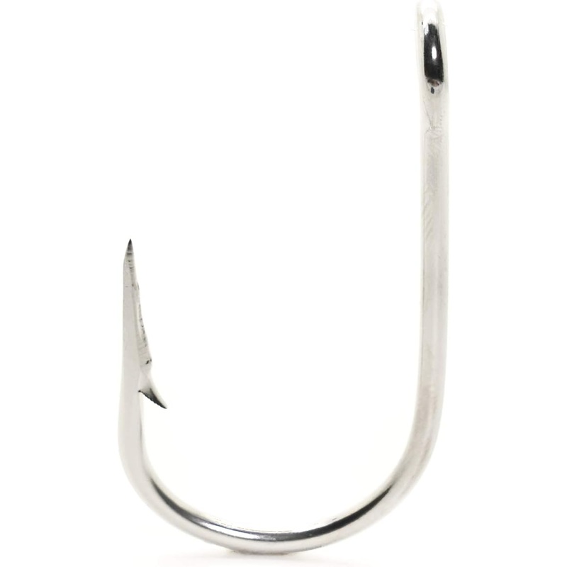 XXB Mustad 9510XXXS Salmon Siwash  3X Strong  Hollow Point  Open Ring Classic Hook – Stainless – 100 per Pack