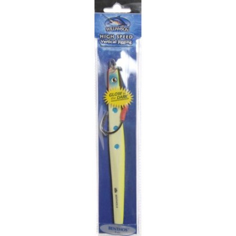 XXB Williamson Lures Benthos Speed Jig – Chartreuse – 7″