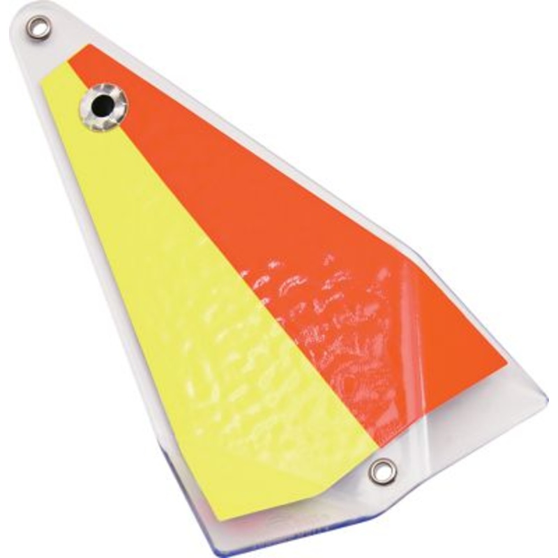 Yakima Bait Big Al’S Fish Flash – 8” – Chartreuse/Orange ZZZ