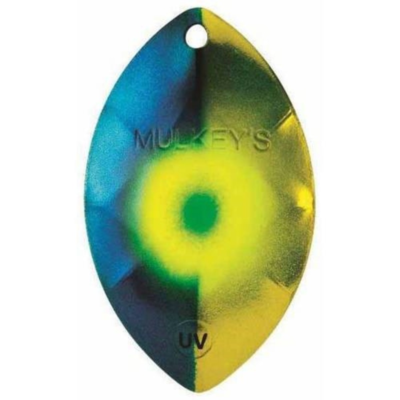 Yakima Bait Lures Mulkey’S Guide Flash Spinner Blades Size 6.19 ZZZ