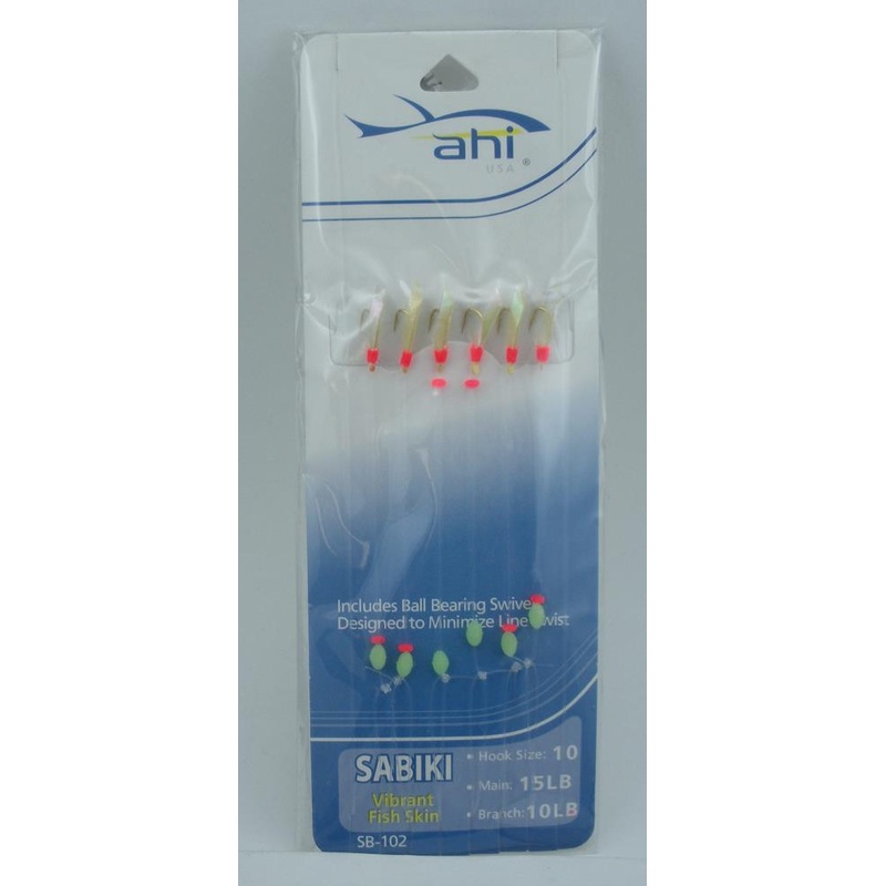 American Maple Sabiki Glow Fish Skin (SZ-10 ML-15 BL-10)