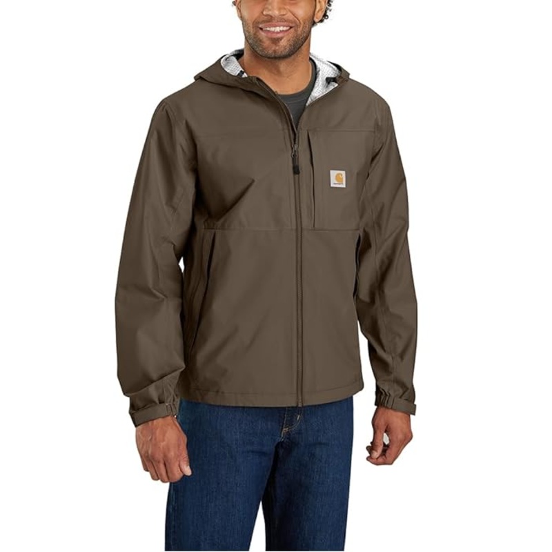 Carhartt Men’s Storm Defender Waterproof Jacket – Relaxed Fit – Lightweight Packable