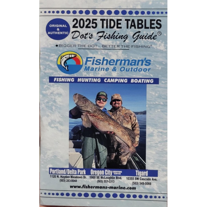 TIDE BOOK 2025