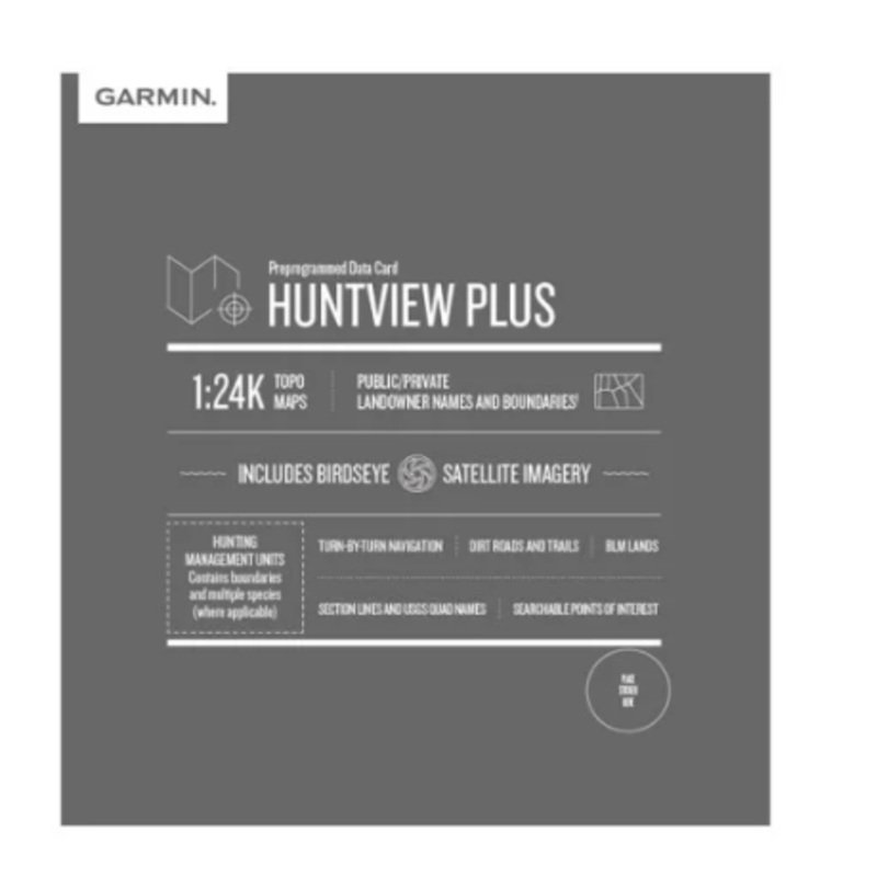 Garmin HuntView Plus Maps microSD/SD card: Oregon 23/24